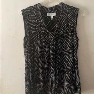 Dana Buchman Black and White Women's Top